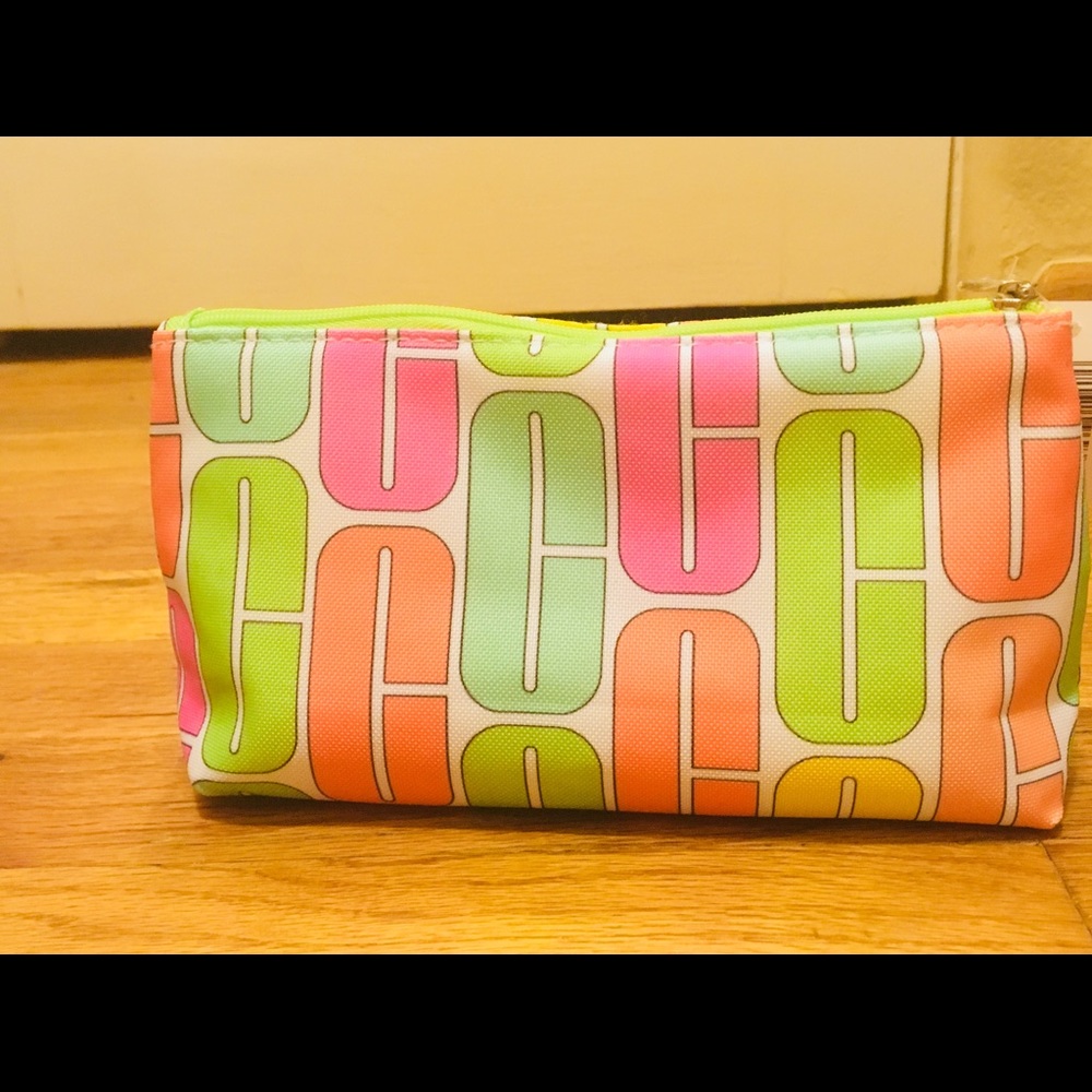 Clinique bag and travel size cosmetics